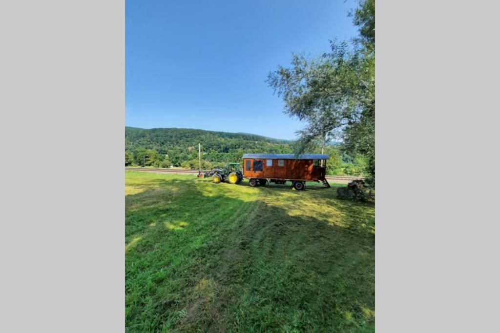 Appartamento Autarkes Tiny House Mit Rheinblick Rumikon Esterno foto