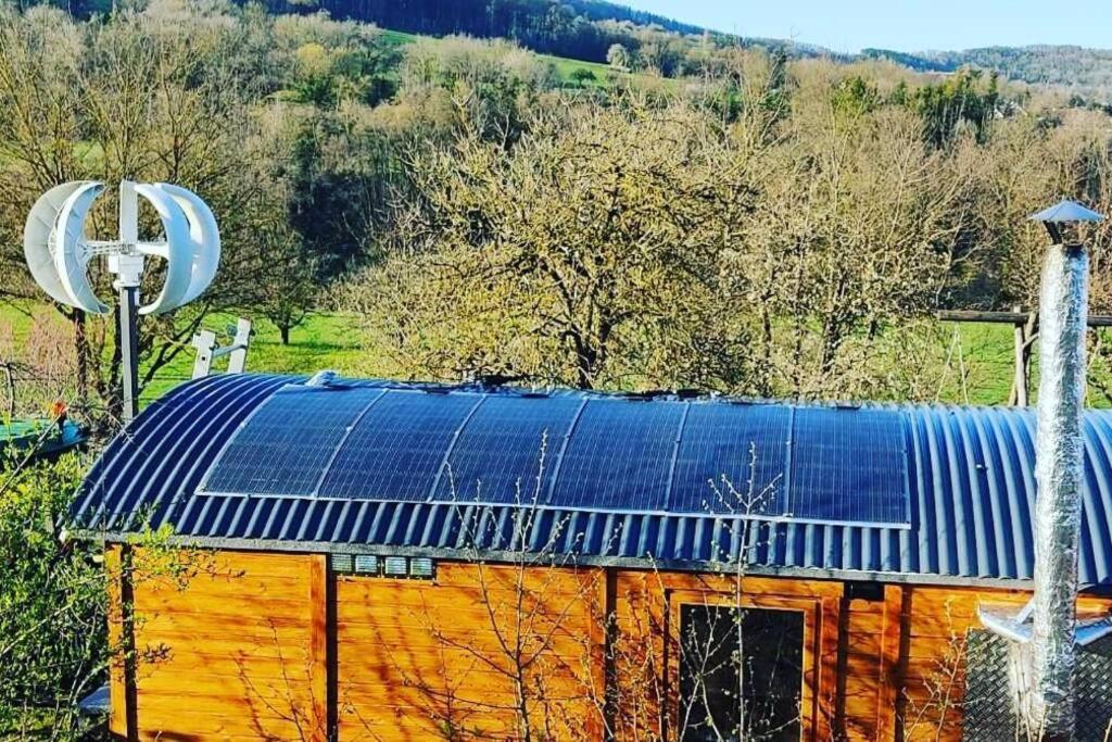 Appartamento Autarkes Tiny House Mit Rheinblick Rumikon Esterno foto