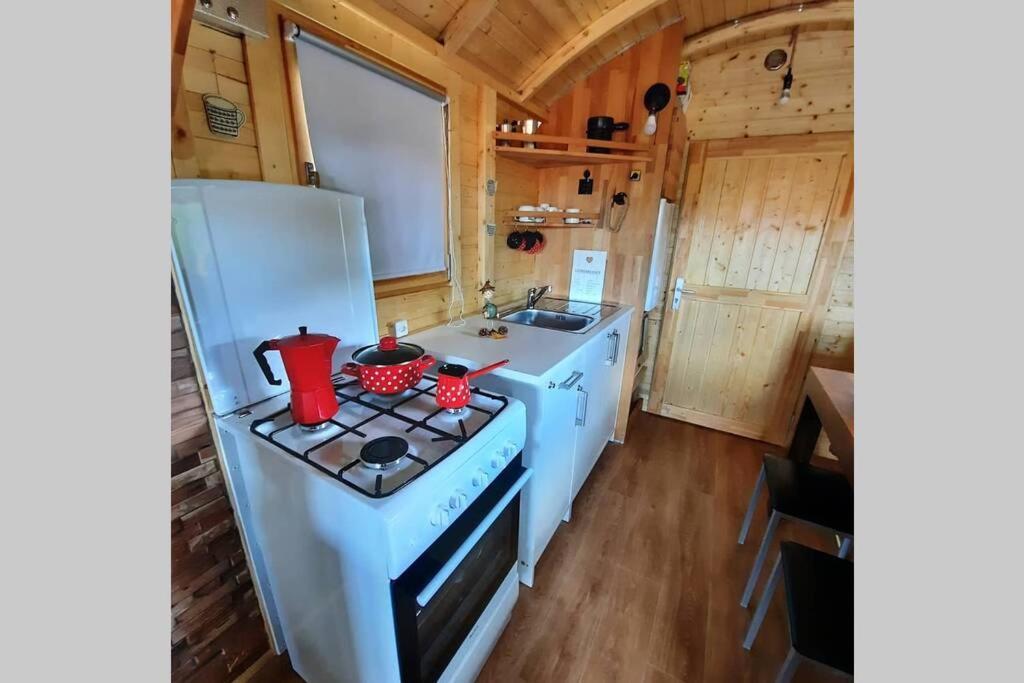 Appartamento Autarkes Tiny House Mit Rheinblick Rumikon Esterno foto
