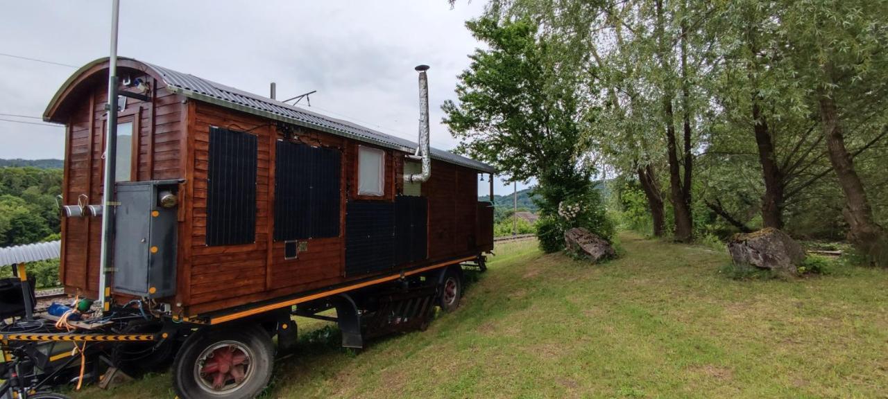 Appartamento Autarkes Tiny House Mit Rheinblick Rumikon Esterno foto